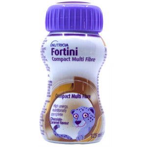 Fortini Compact Multifibre Chocolate-Caramel ( 4 x 125ml)