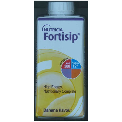 Fortisip Banana Milkshake (24 x 200ml Carton/Tetra)- Special